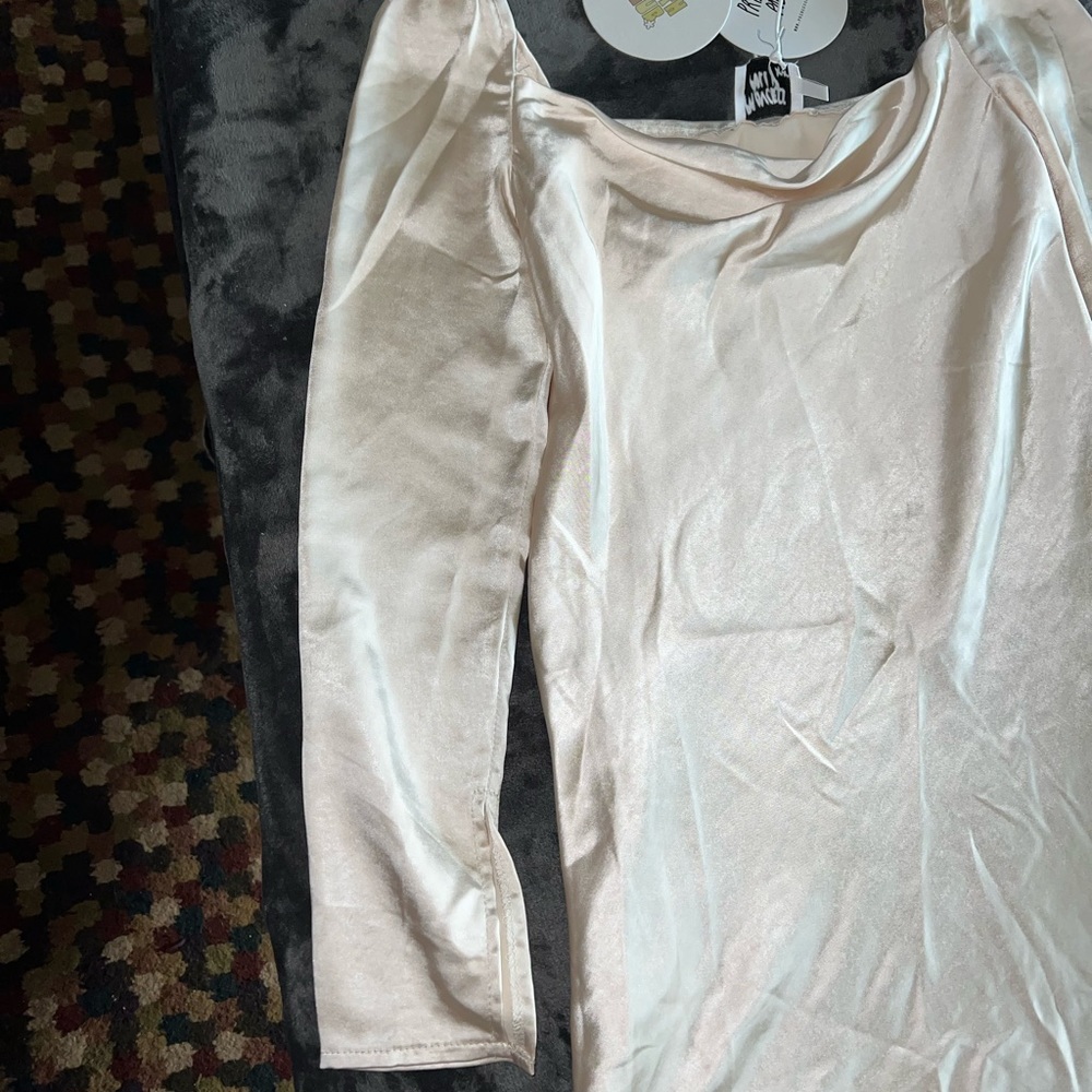 Princess Polly Star Power Mini Dress in Champagne Size 0 New with tag - Picture 10 of 16